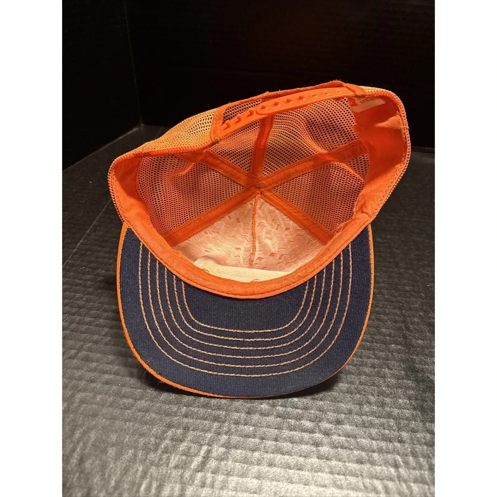Tide Racing Team Hat Cap Men's Orange Snapback Mesh‎ Trucker Vintage Nascar USA